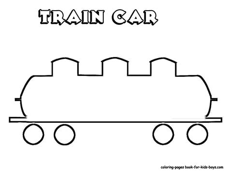 Train Car Printable